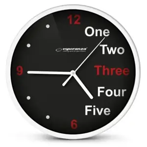 Esperanza EHC014W WALL CLOCK PRAGUE WHITE