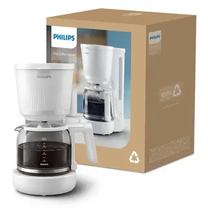 Kavos aparatas Philips HD7411/00, 1,25 litrai, 1080 W, Balta, Manual
