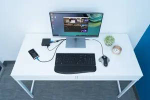 "Kensington Orbit®" optinis bėgimo takelis, dvipusis, bėgimo takelis, A tipo USB, sidabrinės spalvos