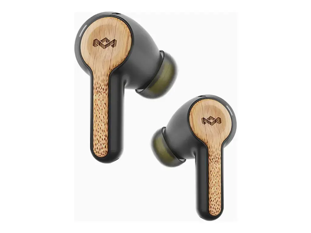 "Marley Rebel True Earbuds" Integruotas mikrofonas, į ausis, belaidės, signatūrinės juodos spalvos