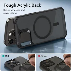 ESR AIR ARMOR HALOLOCK MAGSAFE IPHONE 15 PRO FROSTED BLACK