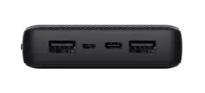 "Trust Primo", 20000 mAh, ličio jonų (Li-Ion), 3,7 V, 15 W, juodas