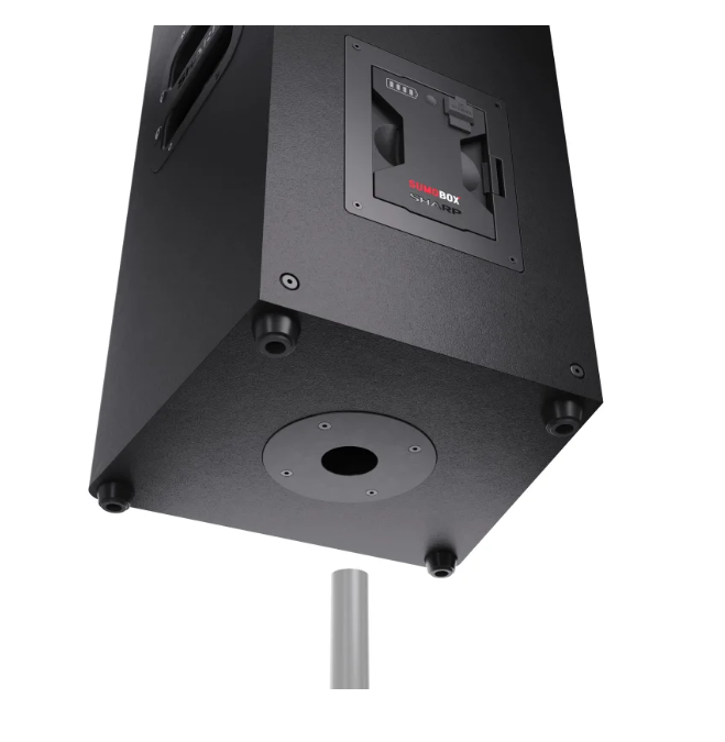 "Sharp SumoBox CP-LS100" didelio našumo nešiojamasis garsiakalbis