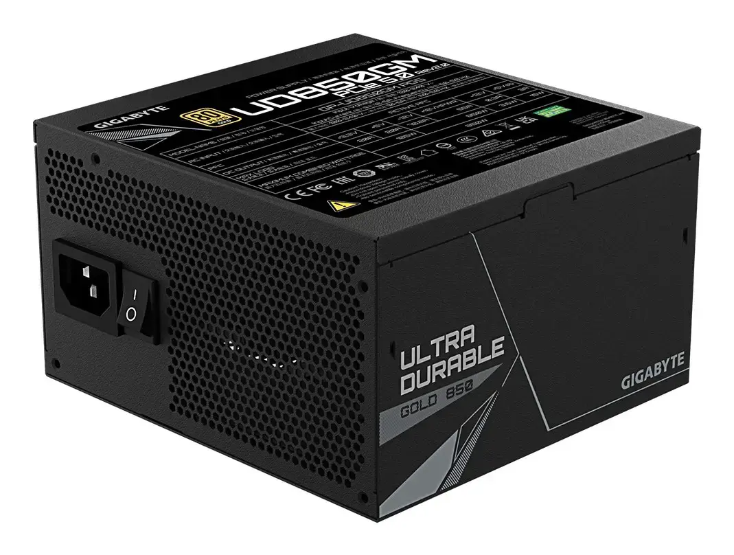 Maitinimo blokas GIGABYTE UD850GM PG5 V2, 850 W, 80 PLUS Gold