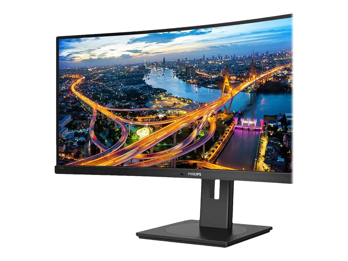 Monitorius Philips B Line 346B1C/00, 86.4 cm (34"), 3440 x 1440 pixels, Quad HD, LCD, 4 ms, Black