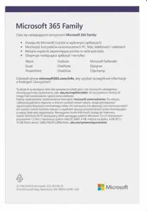 Microsoft 365 Family (6 users; 12 months) (EP2-32382)