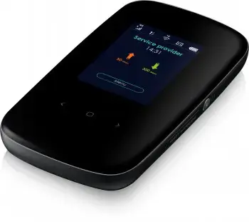 Zyxel LTE2566-M634, "Wi-Fi 5" (802.11ac), dviejų dažnių (2,4 GHz / 5 GHz), 3G, 4G, juodas, nešiojamasis maršrutizatorius