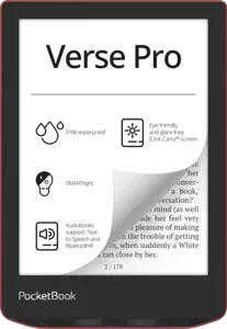 "PocketBook Verse Pro" (634) skaitytuvas raudonas