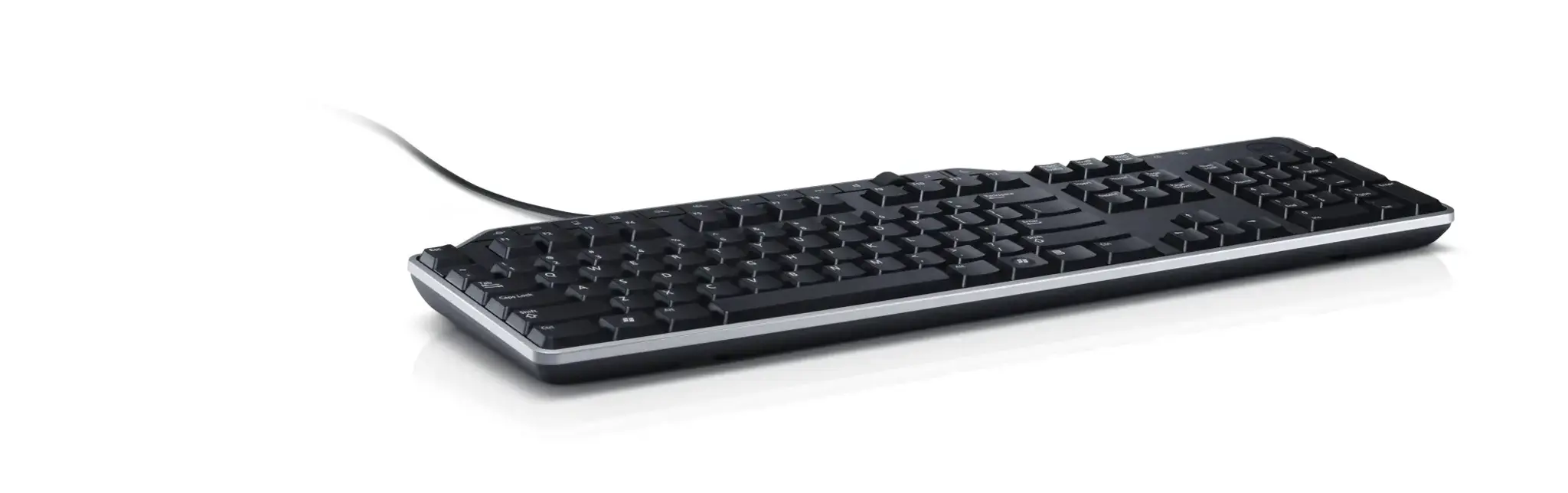 DELL KB522, pilno dydžio (100%), laidinis, USB, membraninis, QWERTY, juodas