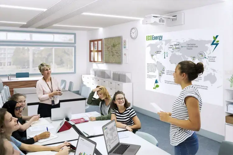 "Epson EB-770Fi", 4100 ANSI liumenų, 3LCD, 1080p (1920x1080), 2500000:1, 16:9, 1524-2540 mm (60-100")