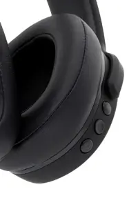"Skullcandy" belaidės ausinės "Crusher Evo" su ausinėmis, galvos juosta, mikrofonu, tikra juoda spalva