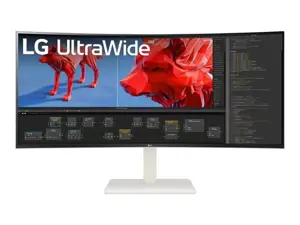 LG 38WR85QC-W, 96.5 cm (38"), 3840 x 1600 pixels, UltraWide Quad HD, LCD, 1 ms, White