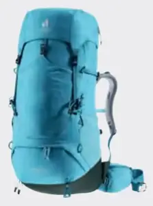TREKINGO KUPRINĖ DEUTER AIRCONTACT LITE 45 + 10 SL LAGOON-IVY