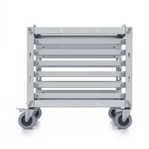 UBIQUITI 6U-SIZED DEVICE RACK WITH A 24-PORT BLANK PATCH PANEL THAT CAN BE ASSEMBLED WITHOUT TOOLS