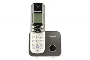 "Panasonic" KX-TG6811 DECT telefonas Skambinančiojo ID juodas