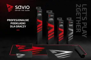 SAVIO Turbo Dynamic M (450 mm x 3 mm) žaidimų pelės kilimėlis