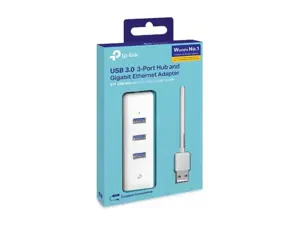 TP-Link UE330, USB 3.2 Gen 1 (3.1 Gen 1) Type-A, RJ-45, USB 3.2 Gen 1 (3.1 Gen 1) Type-A, 1000 Mbps, Balta, USB, Windows 10 Education, Windows 10 Education x64, Windows 10 Enterprise, Windows 10 Enterprise x64,...