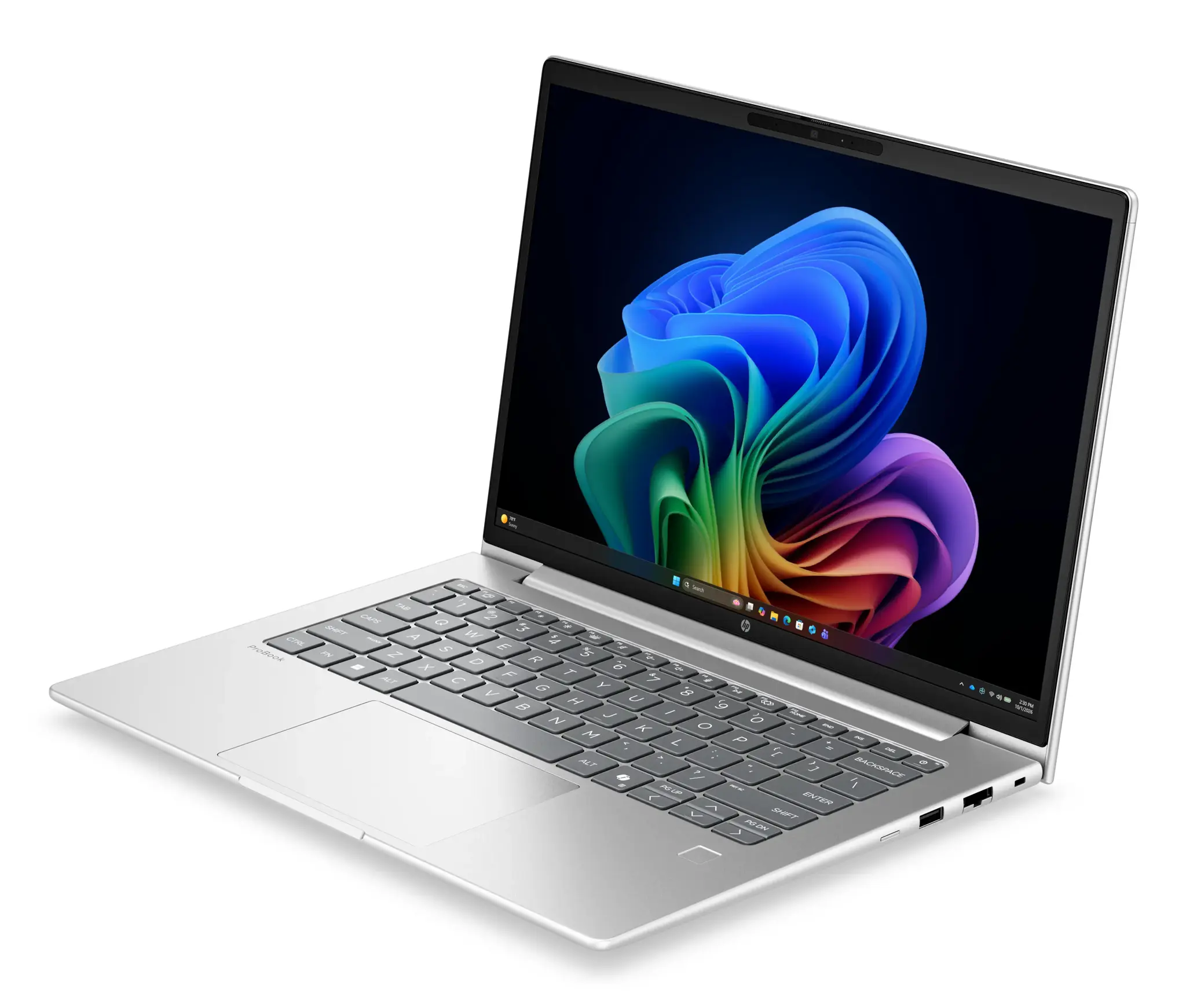 HP ProBook 4 G2i 14 - Core 5-320, 16GB, 512GB SSD, 14 WUXGA 300-nit AG, 1080p non-IR cam, NO WWAN-readyness, FPR, US backlit keyboard, 48Wh, Pike Silver, Win 11 Pro, 1 years