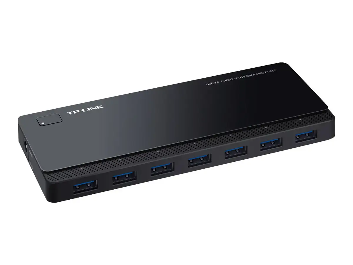 TP-Link UH720, USB 3.2 Gen 1 (3.1 Gen 1) Micro-B, USB 3.2 Gen 1 (3.1 Gen 1) Type-A, 5000 Mbps, juoda, 1 m, USB