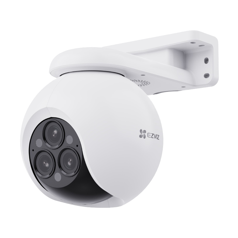 EZVIZ | Smart Home Wi-Fi Camera | CS-H80f | 4 MP+4 MP+4 MP | 2.8-12mm/F1.6 | IP67 | H.265/H.264 | Micro SD, Max. 512 GB