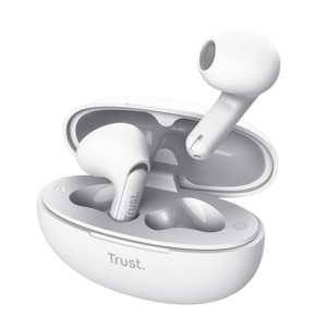 Trust Yavi, True Wireless Stereo (TWS), 20 - 20000 Hz, Calls/Music, 36 g, Headset, White