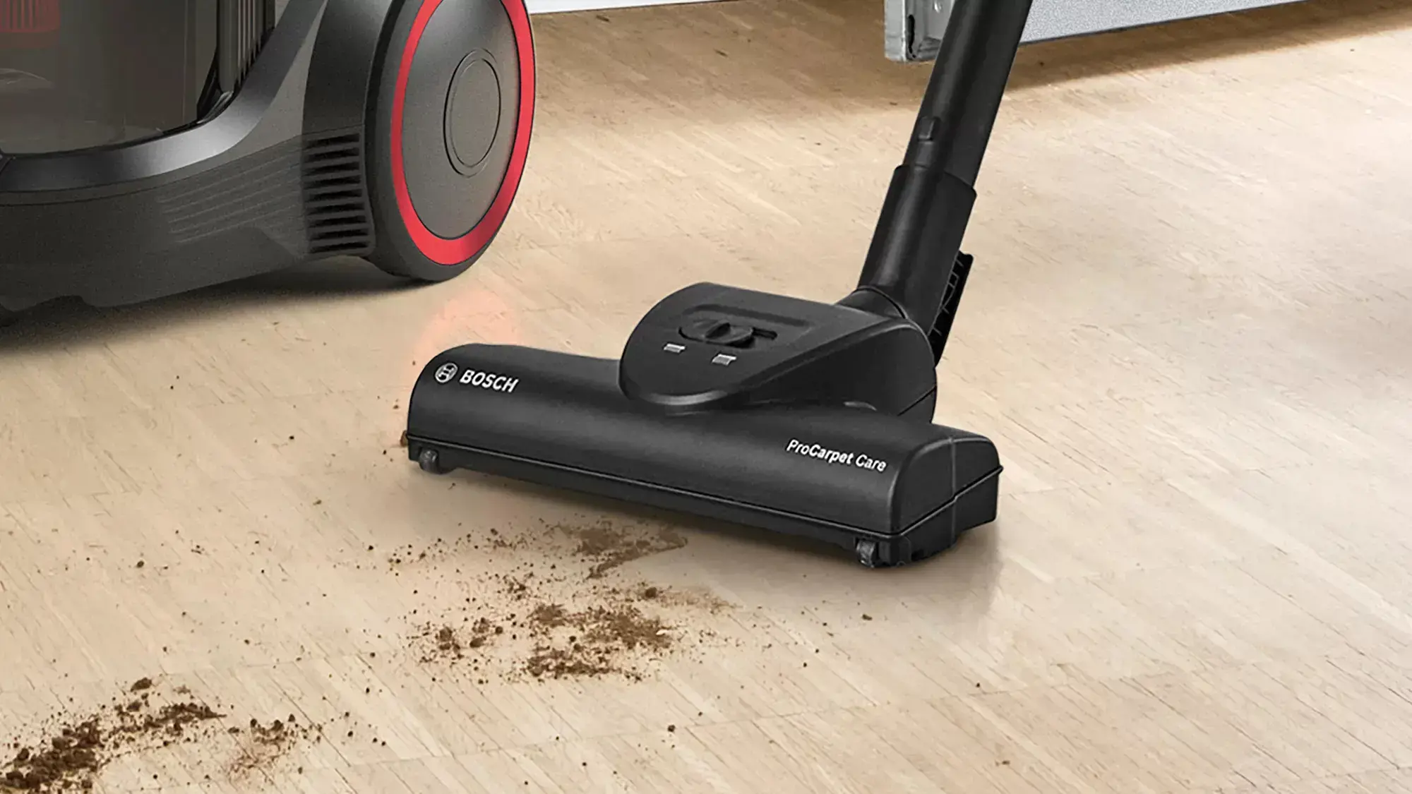 Bosch Serie 4 BGS21POW2, Drum vacuum, Dry, Bagless, 2 L, HEPA, Filtering