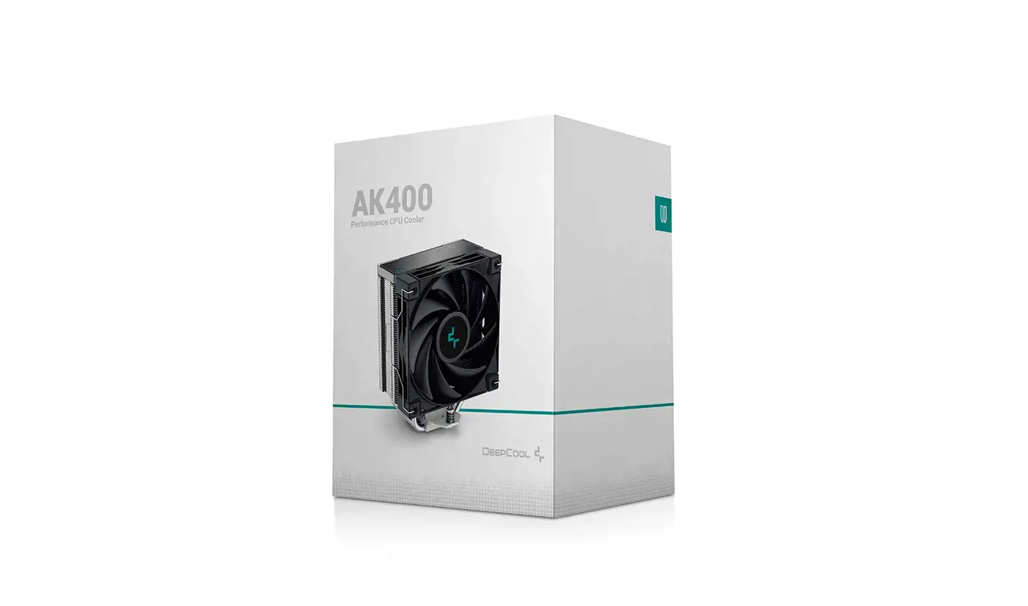 "DeepCool AK400", radiatorius / radiatorius, 12 cm, 66,47 cfm, juodas