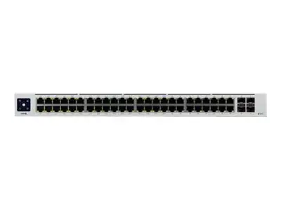 UBIQUITI USW-48-POE UniFi valdomas komutatorius gen2 32x Gigabit POE+ prievadai / 16x Gigabit POE prievadai / 4x SFP 1GB prievadai 32W vienam prievadui