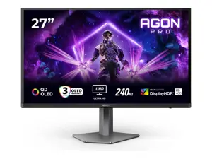 AOC AG276UZD AGON 27" QD-OLED Monitor 3840x2160/16:9/250cd/m2/0.03ms  HDMI, DP, USB, Headphone out