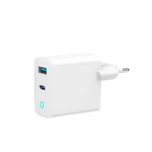 CHARGER USB 65W 2PORT/TA-UC-PDQC65L-W-01 GEMBIRD