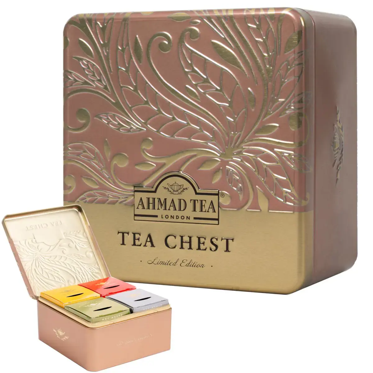 Juodos arbatos rinkinys AHMAD CHEST FOUR, 40 pak. x 2 g