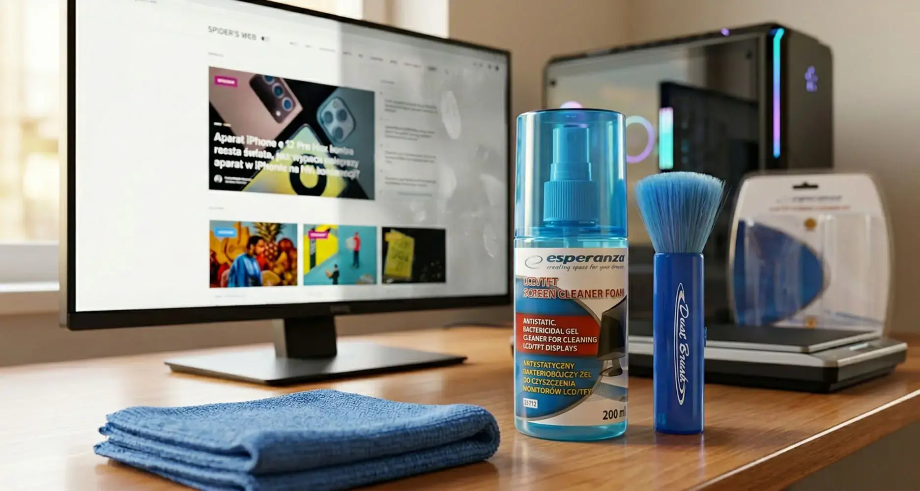 "Esperanza ES112" įrangos valymo rinkinys LCD/TFT/Plazma 200 ml