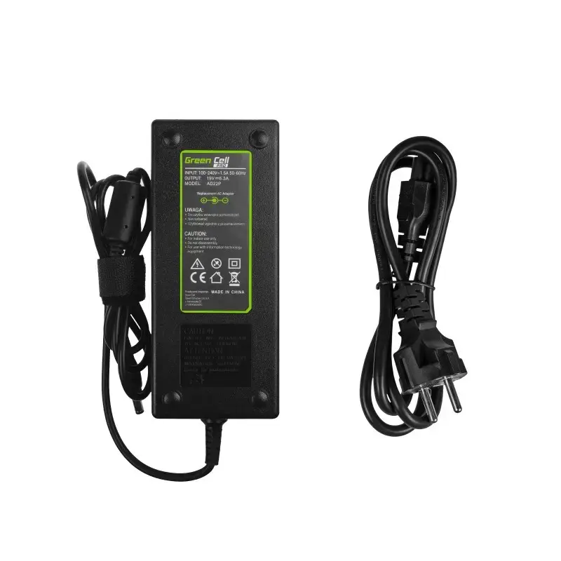 GREENCELL AD22P maitinimo šaltinio įkroviklis Green Cell PRO 19V 6.3A 120W, skirtas Asus G56 G60 K73 K73S K73S K73S