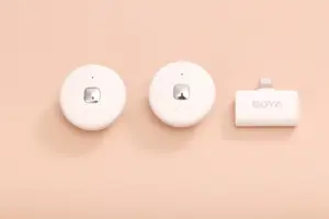 "Boya" belaidis mikrofonas "Omic Wireless Lightning", baltas