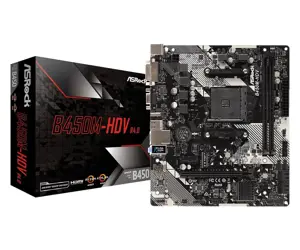 ASROCK B450M-HDV R4.0 AM4 lizdas