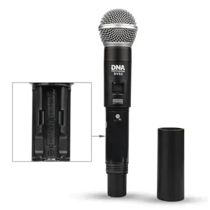 DNA Professional DVS2 - wireless microphone, 2 handheld transmitters + base unit (560–590 MHz)