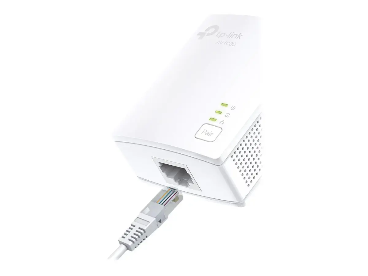 TP-Link AV1000 Gigabit Powerline Starter Kit, 1000 Mbps, IEEE 802.3, IEEE 802.3ab, IEEE 802.3u, F tipo, OFDM, 128 bitų AES, 300 m