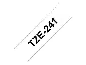 Brother TZE-241, Black on white, TZe, Philippines, 1.8 cm, 8 m, 20 mm
