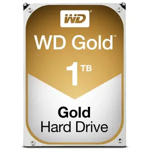 Serverio kietasis diskas WD Gold (3,5'', 1 TB, 128 MB, 7200 aps/min, SATA 6 Gb/s)