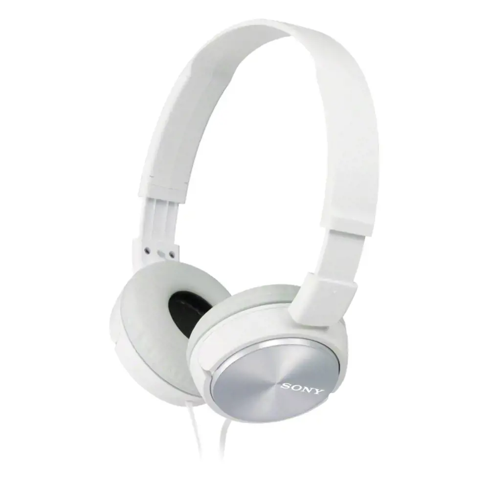 "Sony MDR-ZX310", laidinės, 10 - 24000 Hz, muzikinės, 125 g, ausinės, baltos spalvos