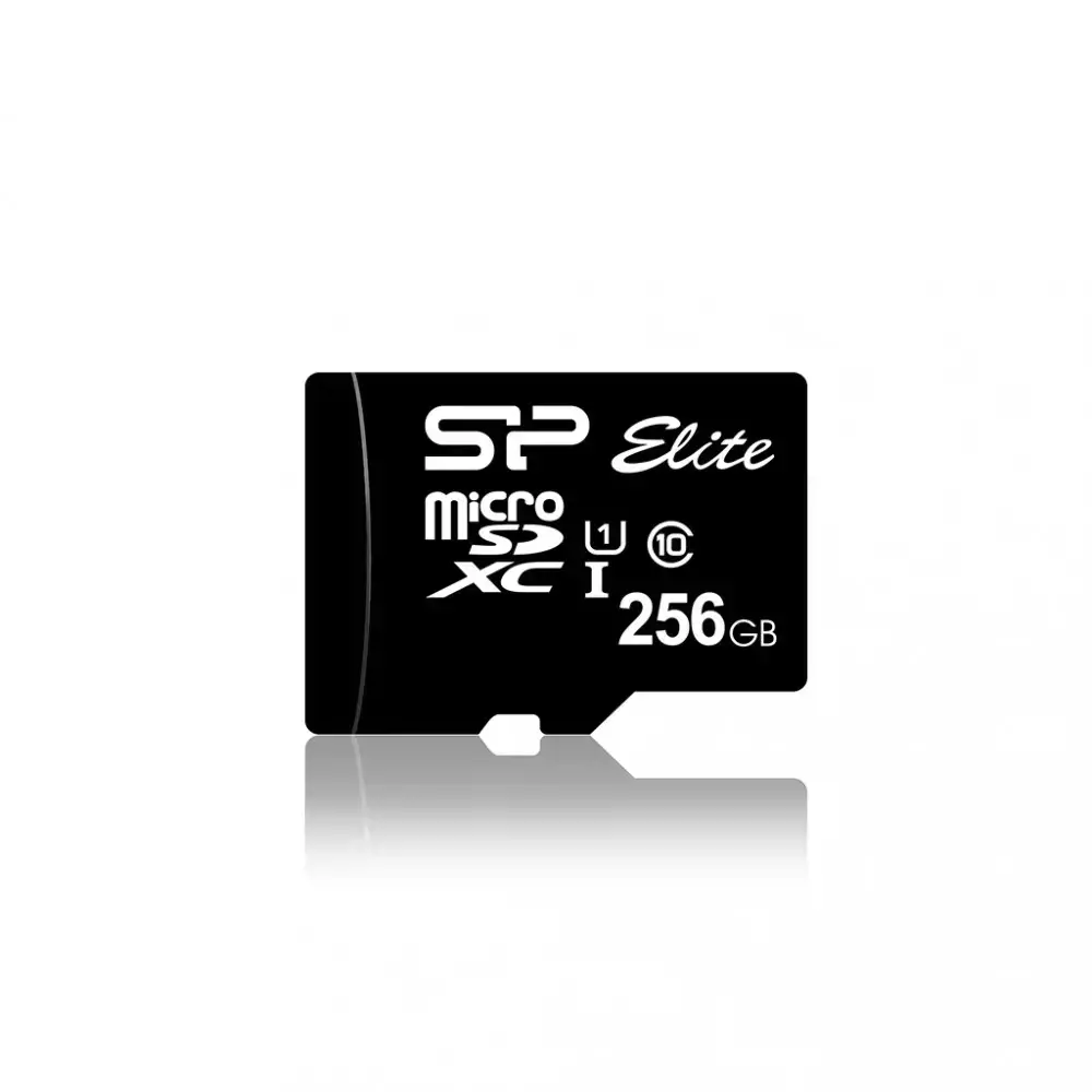 SILICONPOW SP256GBSTXBU1V10SP Silicon Power atminties kortelė Micro SDXC 256GB Class 10 Elite UHS-1 + adapteris