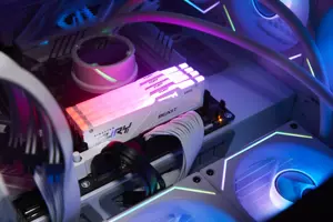 Kingston Technology FURY Beast 16GB 6400MT/s DDR5 CL32 DIMM White RGB EXPO, 16 GB, 1 x 16 GB, DDR5, 288-pin DIMM, White