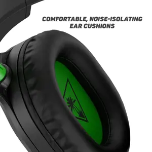 "Turtle Beach Recon 70" žaidimų ausinės "Xbox Series X|S" ir "Xbox One" - juodos, laidinės, žaidimų, 20 - 20000 Hz, 571,5 g, ausinės, juodos, žalios