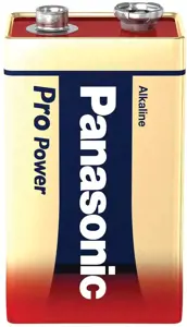 1x Panasonic Pro Power 6 LR 61 9V block maitinimo elementai