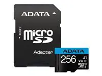 ADATA 256GB Micro SDXC V10 100MB/s + adapteris
