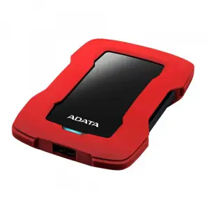 ADATA HDD HD330 2TB USB 3.1 JUODA RAUDONA