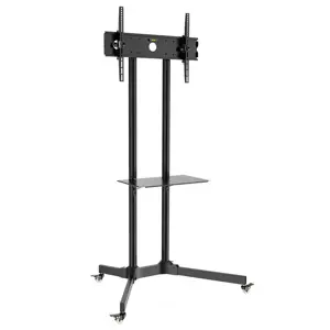 Techly Floor Trolley with Shelf Support LCD / LED / Plasma 30-65" ICA-TR6, 76.2 cm (30"), 165.1 cm …