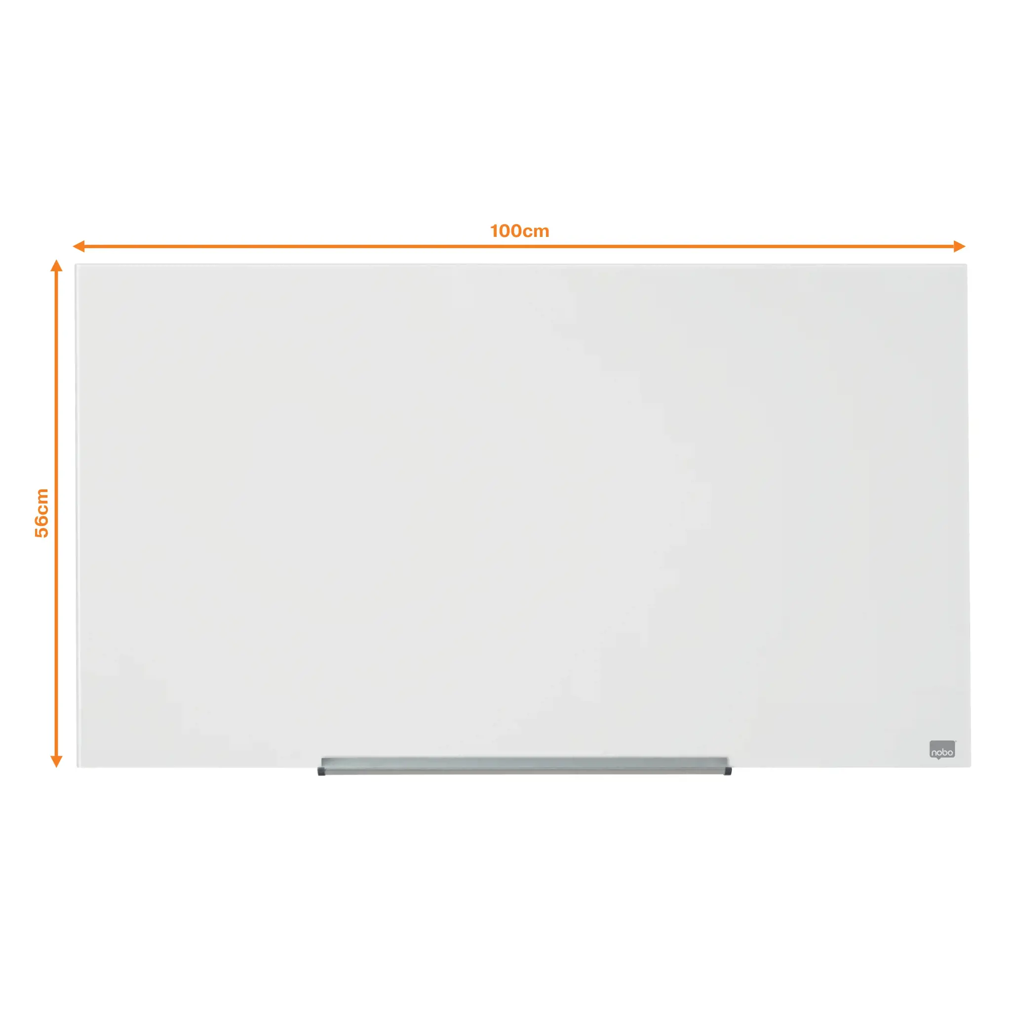 Stiklinė baltoji magnetinė lenta Nobo Impression Pro, plačiaekranė 45, 99x56 cm