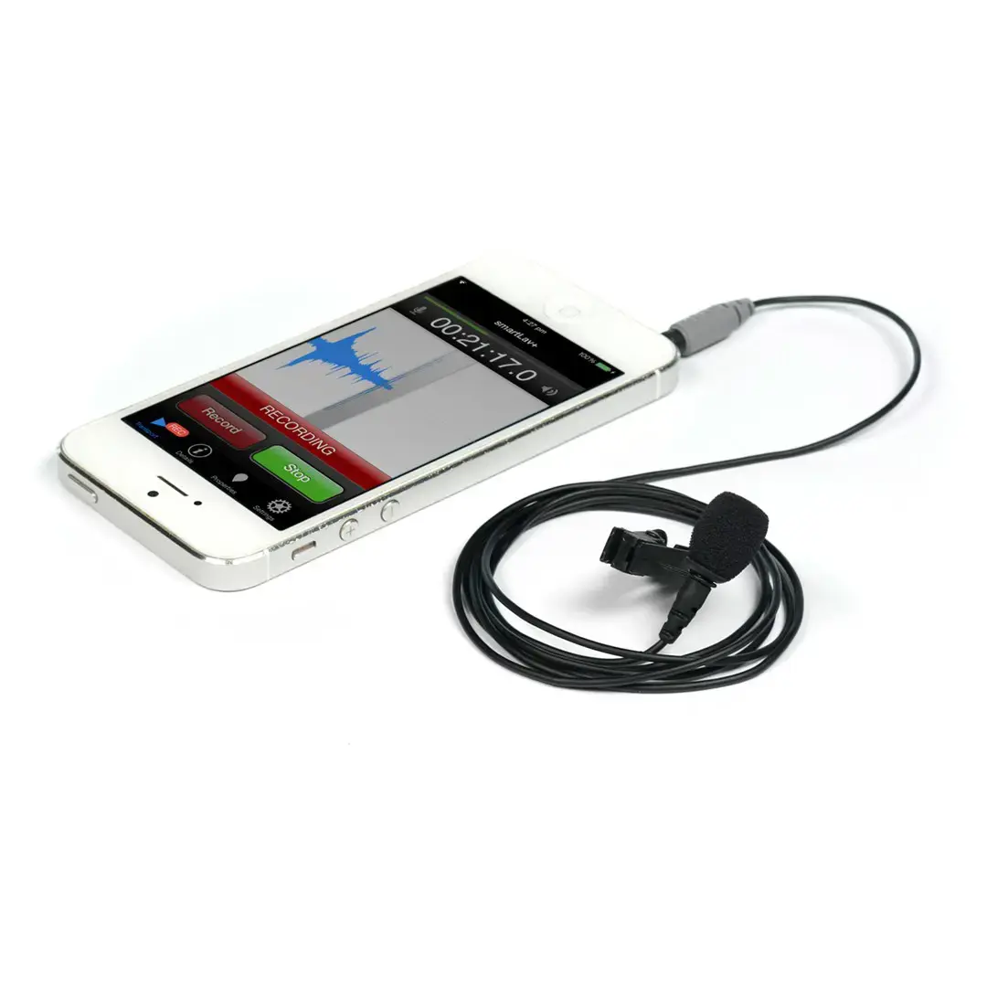 "RØDE smartLav+" juodas Lavalier/Lapel mikrofonas