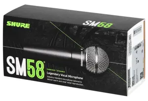"Shure SM58 Black" scenos / pasirodymų mikrofonas